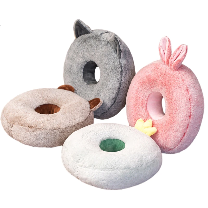 1pcs 35cm Kawaii Bunny Plush Cushion Ins Soft Rabbit/Cat/Dinosaur Kids Pillow Stuffed Sofa/Car Waist Girl Birthday - Цена: 1184.08