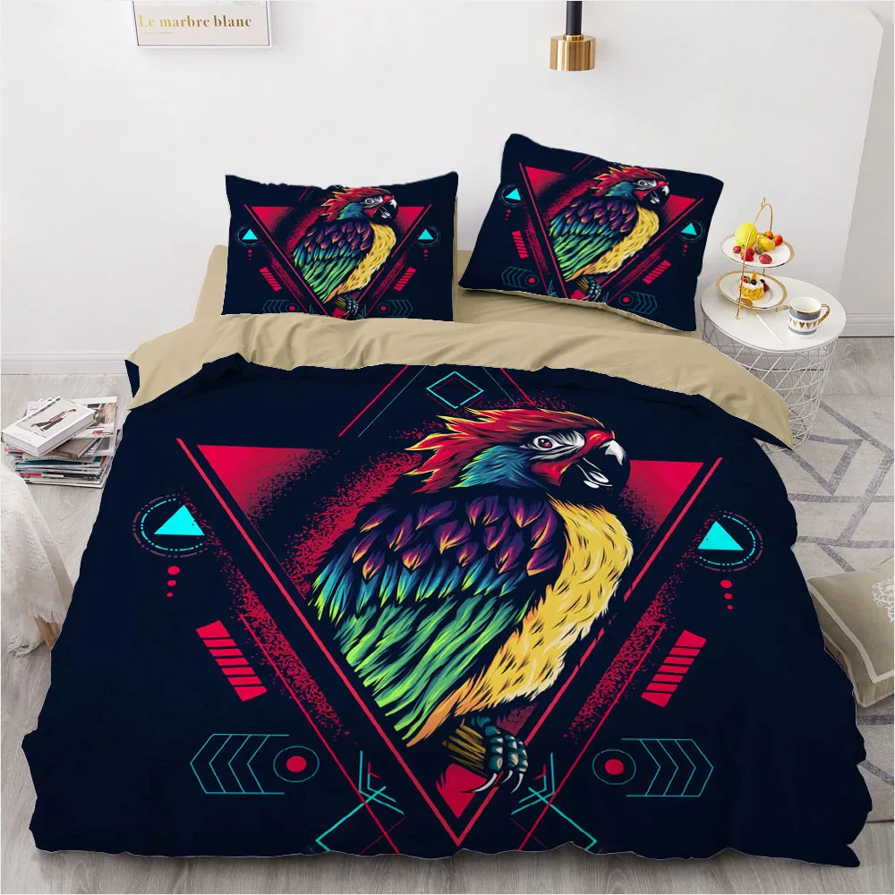 

Комплект постельного белья с 3d-рисунком животных, стеллаж, покрывало, двуспальный, Королевский, односпальный, односпальный, полноразмерный,...