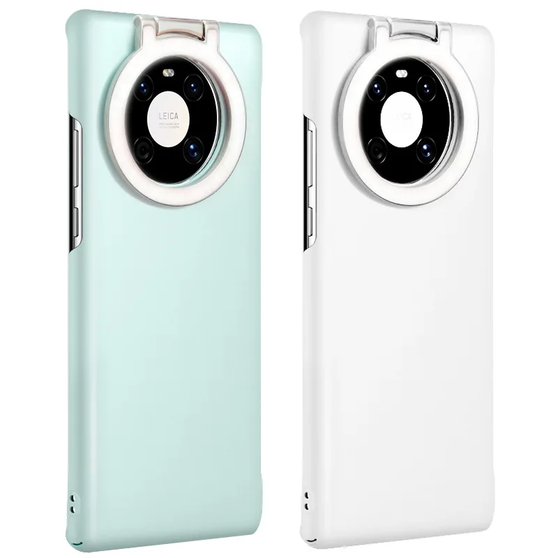 Novo para Huawei Case do Telefone Luz de Preenchimento Companheiro P30 Pro Plus Selfie Beleza Anel Flash Capa Case Escudo Estável 2021 P40 40 30