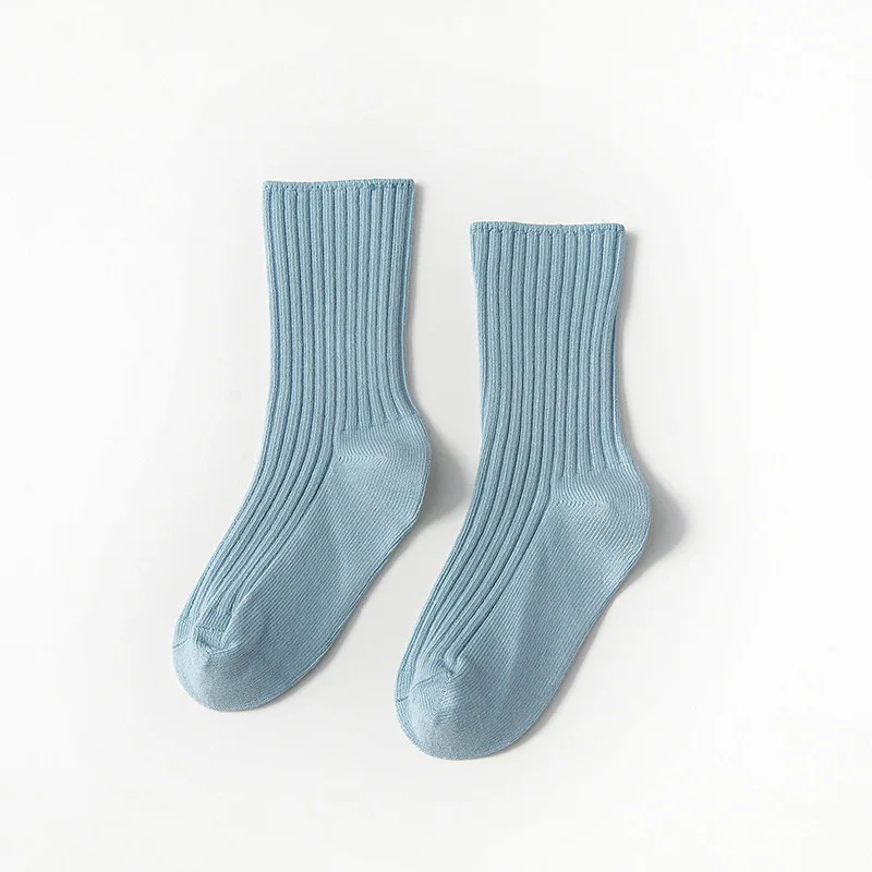 

Baby Boys Winter Socks Solid Striped Kids Spring Autumn Cotton Children's Socks Keep Warm Floor Newborn Infant Girls Socks