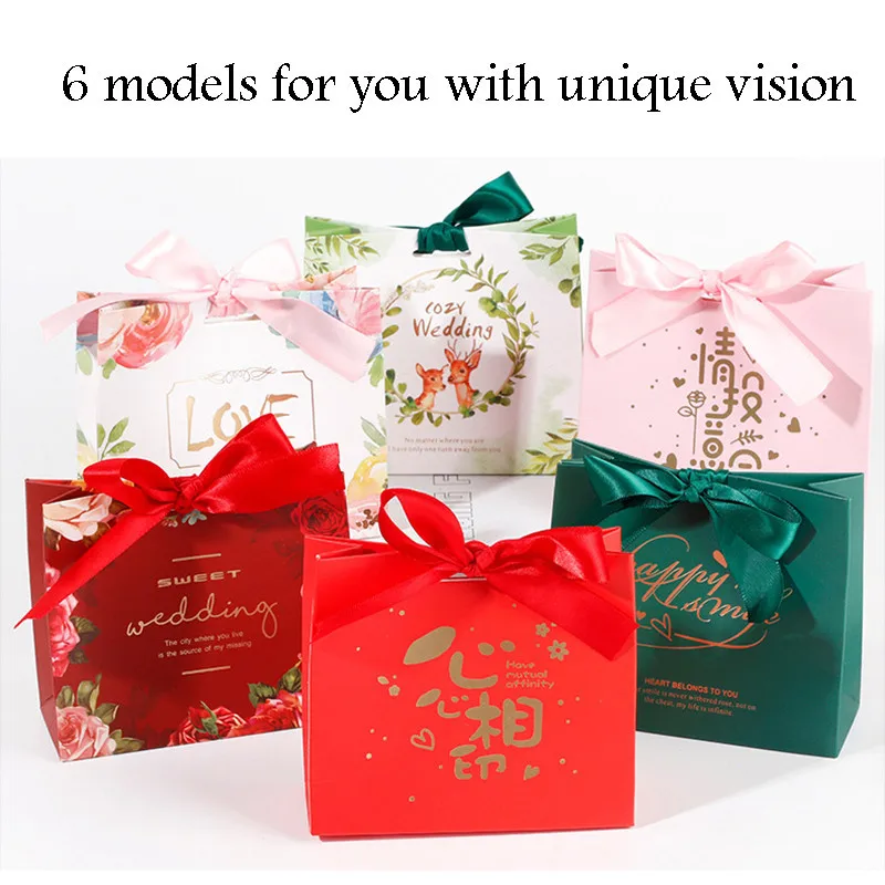 1 шт. коробка для конфет Подарочная ручной подарок Свадебные товары подарочный