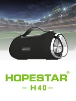 hopestar h40 outdoor waterproof bluetooth speaker portable 3d stereo subwoofer mp3 player speaker fm radio tf usb music center