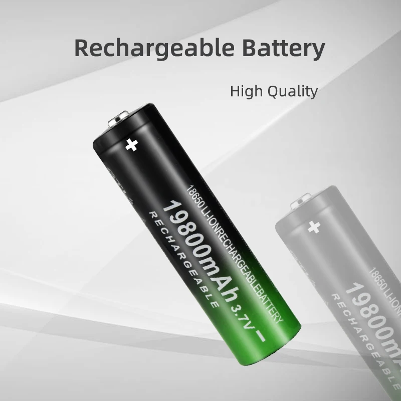 

Li-ion battery 100% originalNew 18650 3.7V 19800mAh Rechargeable Lithium Batteries for flashlight headlamp electronic