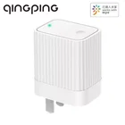 Qingping BT 4,2 мини портативный шлюз работает с приложением Mi Home, совместимым с умным устройством Mijia BT