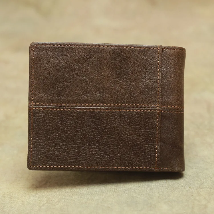 

Male Genuine Leather Wallets Men Wallet Credit Business Card Holders Vintage Brown Leather Wallet Purses Dropshipping
