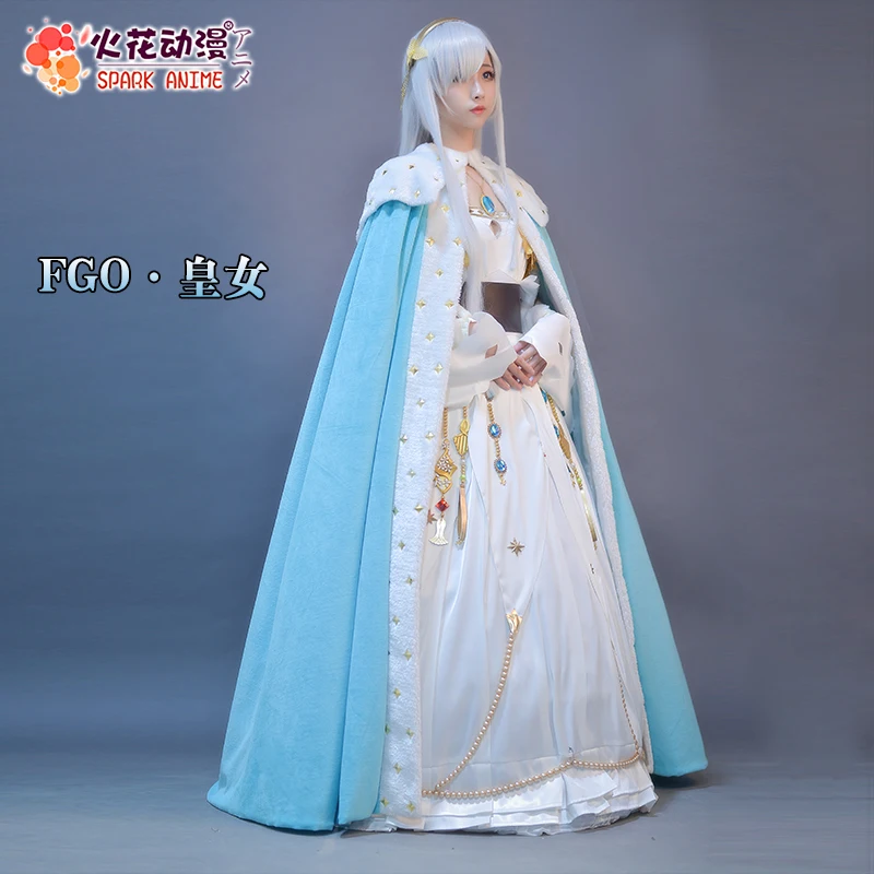Горячая игра Fate/Grand Order Anastasia Косплей костюмы Caster FGO Archduchess Униформа платье полный