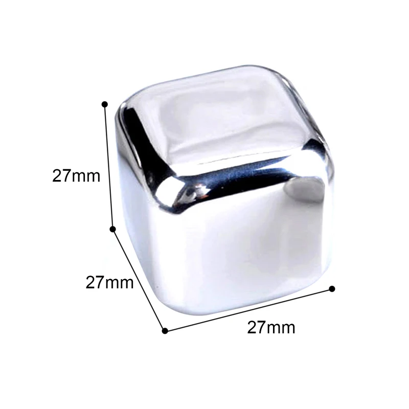 Нержавеющая сталь ледяной куб набор кулер для вина искусственный Ледогенератор