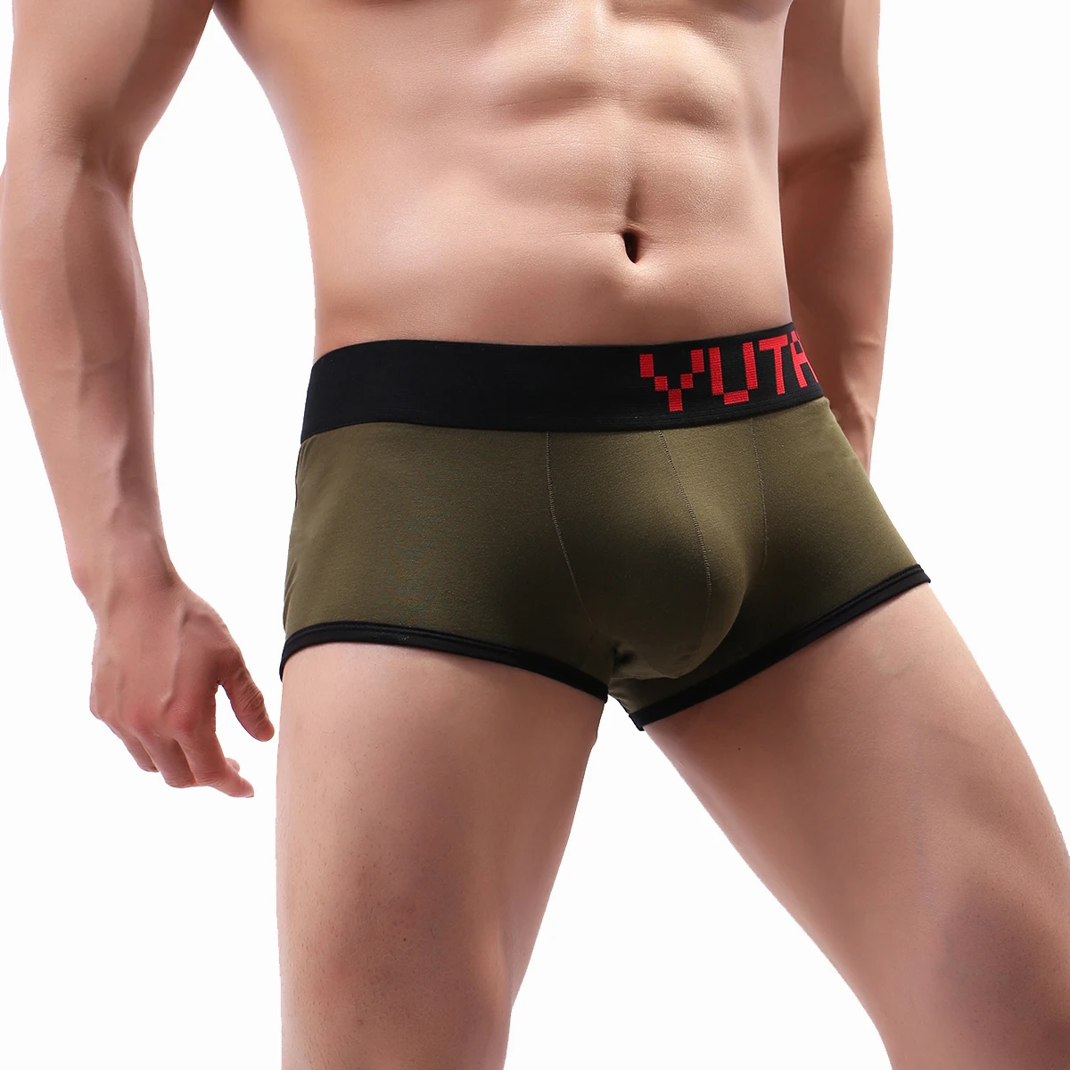 Men Underwear Boxer Sexy Cotton Cuecas Boxers Mens Shorts Gay Man Male Boy Penis U Pouch Underpants Slip |