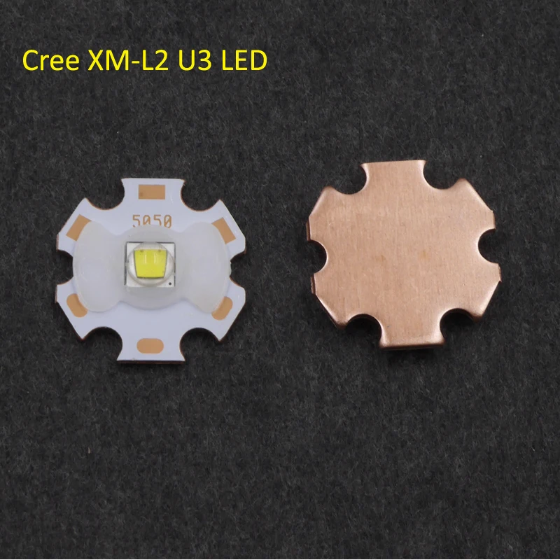 17 мм AMC7135 плата драйвера cree XPL V5 V6 HI V3 XML2 U3 светодиодный излучатель на 20 мм медной основе