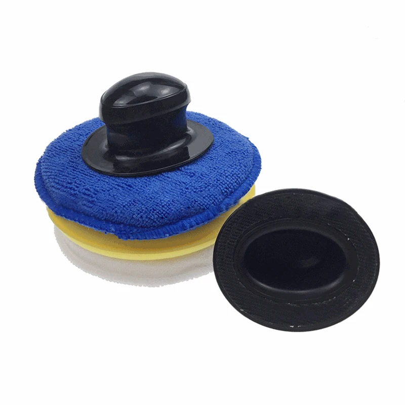 TIOODRE Автомобильная губка для полировки воска ручка пластиковая автоматическая