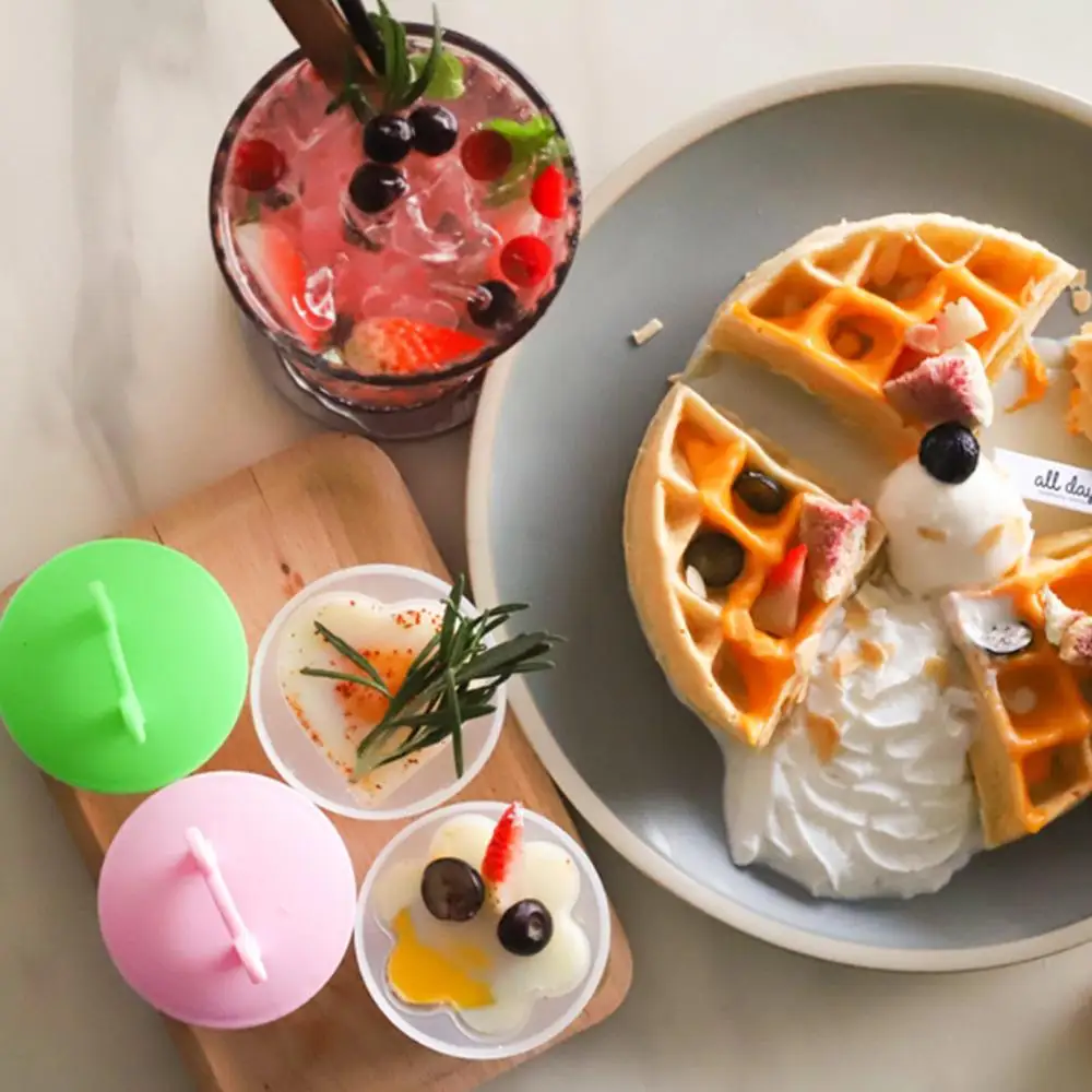 

4pcs/Sets Love Poached Egg Mold Breakfast Cup Accessories Non-Stick Egg Steamer Household Artifact Kitchen Tools