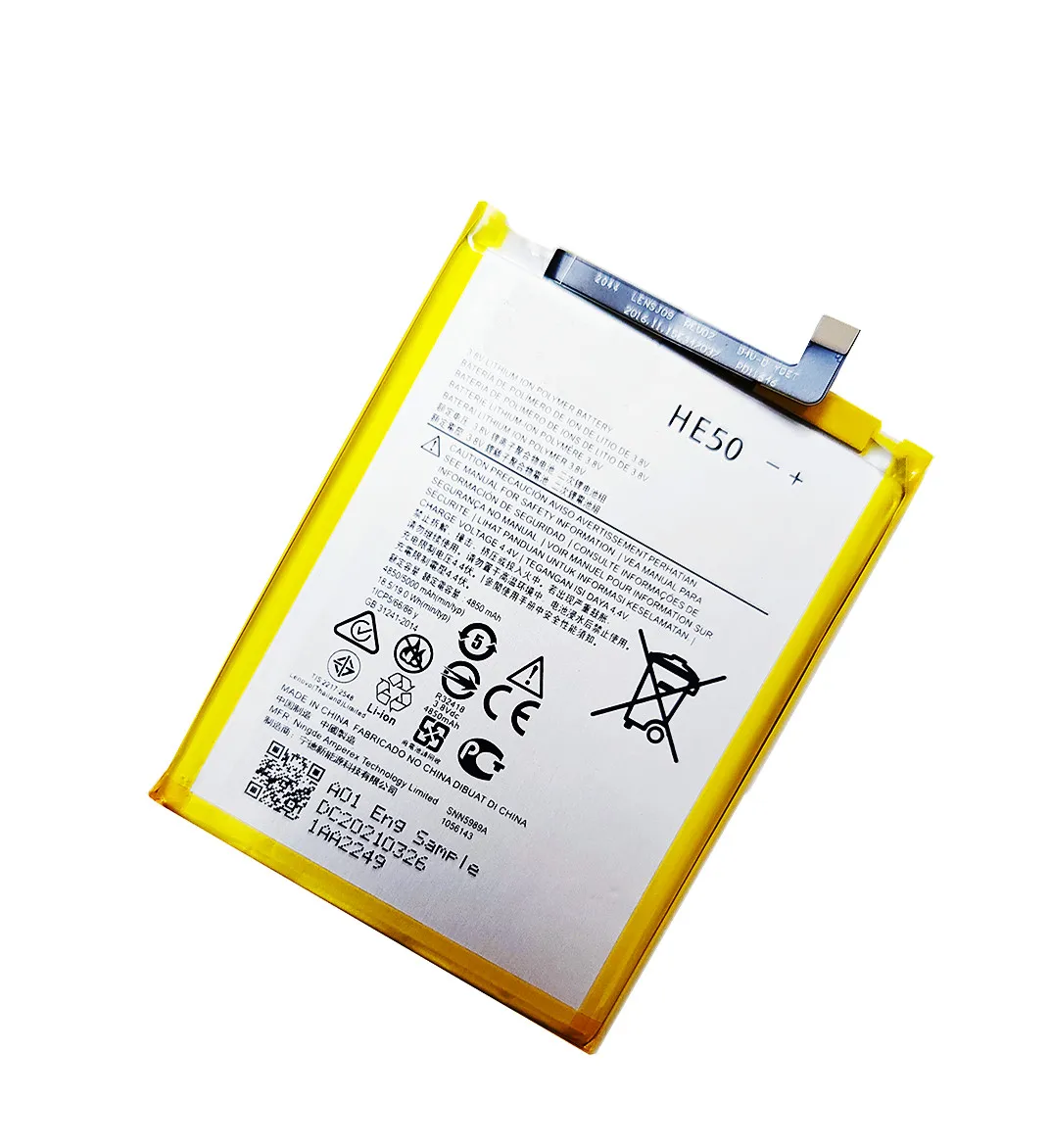 100% высококачественный аккумулятор HE50 для Motorola Moto e5 plus/E4 Plus he50 мобильный телефон -