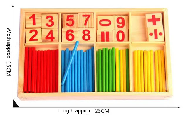 

Montessori Children's Wooden Educational Toys Jigsaw Puzzle Learning Counting Stick Numbers Children's Gift GYH Teaching Tool