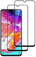 mobile stuff pack of 2 screen protector for samsung galaxy a70 full coverage tempered glass film for galaxy a70