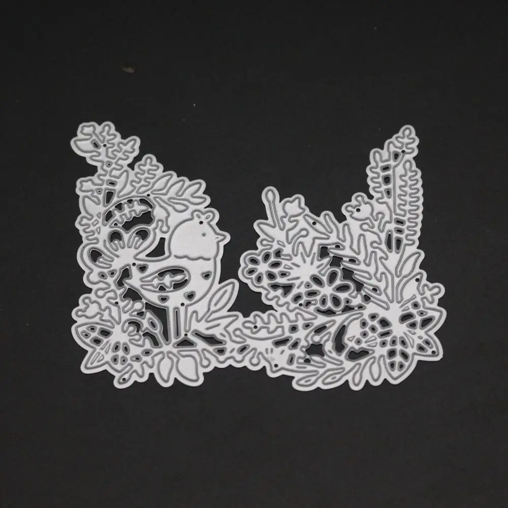 

Bird on the branch cutting mold DIY scrapbook album decoration supplies clear stamp mold paper card
