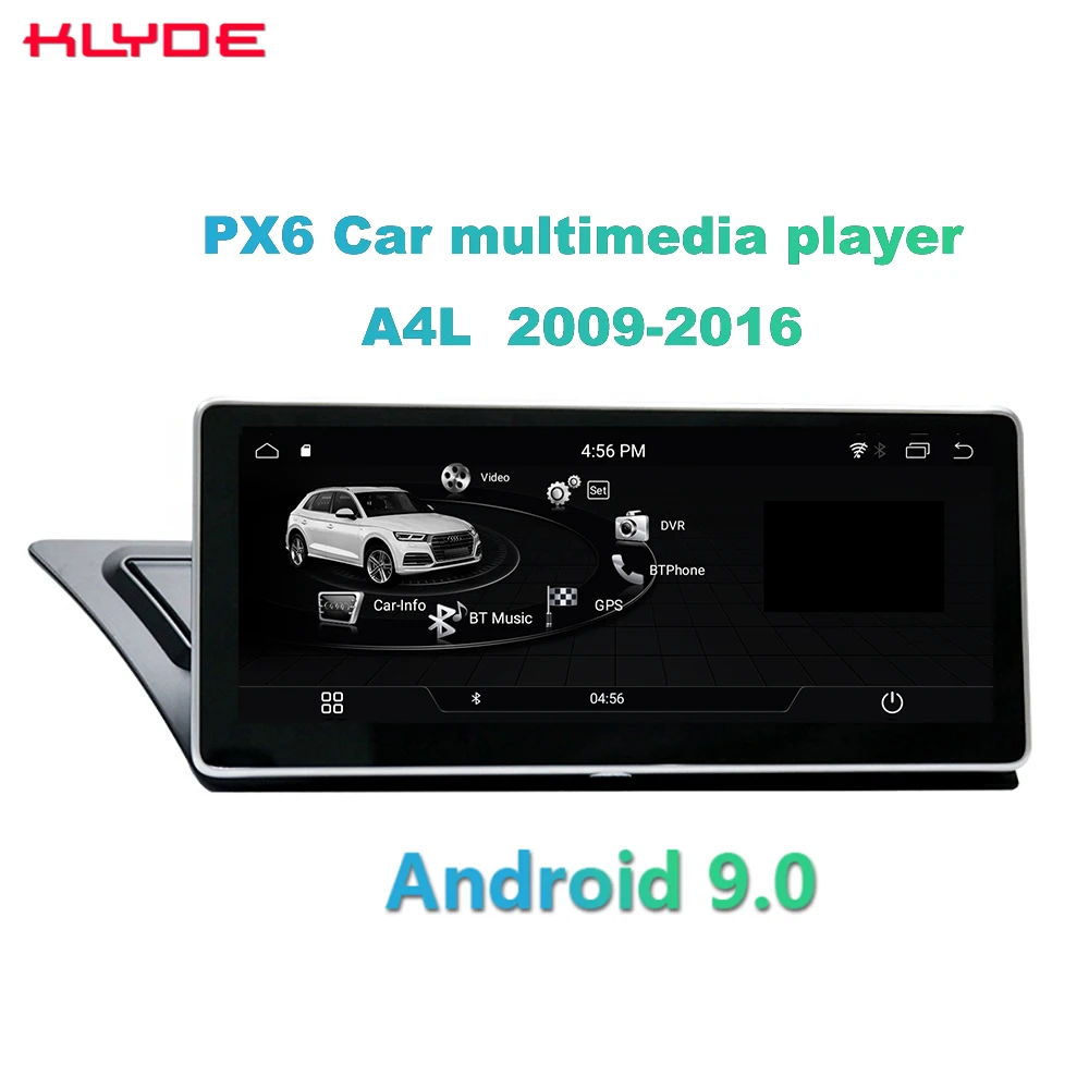 KD-1131 klyde Android 9 0 PX6 6 ядер 10 25 дюймов заводская акция с WIFI Mirror link gps-навигация для A4L