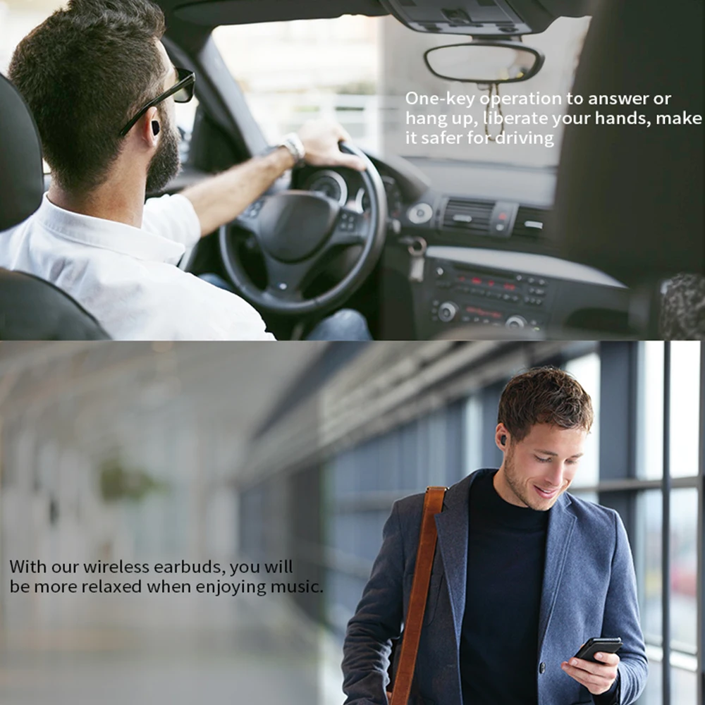 DOCIDACI Q1 наушники-вкладыши TWS Bluetooth 5 0 наушники спортивные стерео Беспроводной бас
