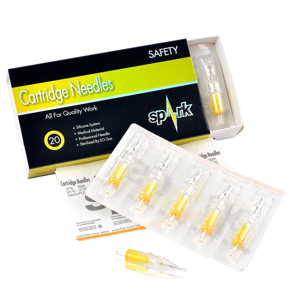 20 шт. иглы для тату картриджа одноразовые полуперманентные татуировки бровей