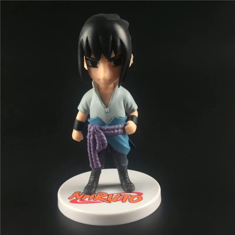 6 шт. в упаковке Наруто Хатаке Какаши Shikamaru Namikaze Uchiha Figura Наруто ПВХ Набор фигурок Саске Минато кукла