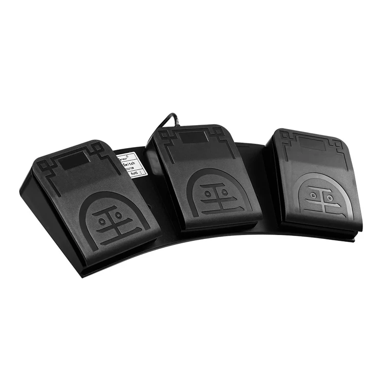 FS2020U1 USB Foot Switch Control Key Customized Computer Keyboard Action Pedal for Devices Instruments Computers Office | Компьютеры и