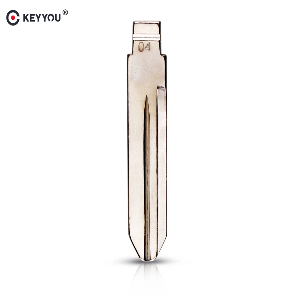 Запасная металлическая заготовка KEYYOU необработанный автомобильный флип-ключ KD