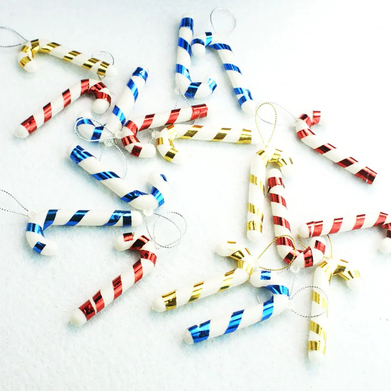 Christmas decorations gifts Christmas tree pendants Christmas candy cane decorations for home new year christmas craft