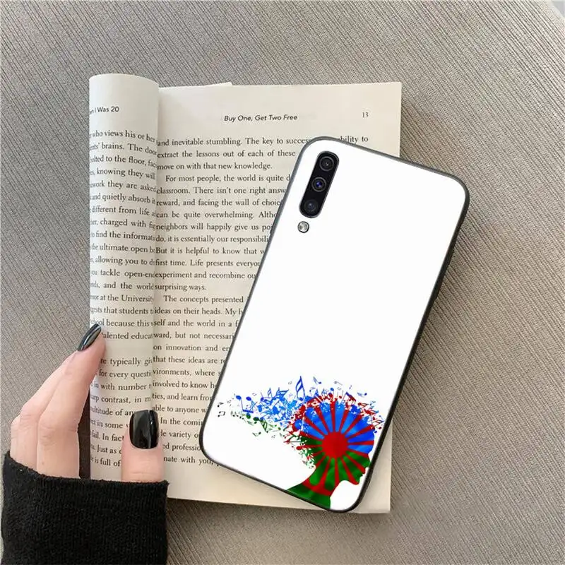 

Gypsy Romani Roma Flag Phone Case For Samsung A32 A51 A52 A71 A50 A12 A21S S10 S20 S21 Plus Fe Ultra
