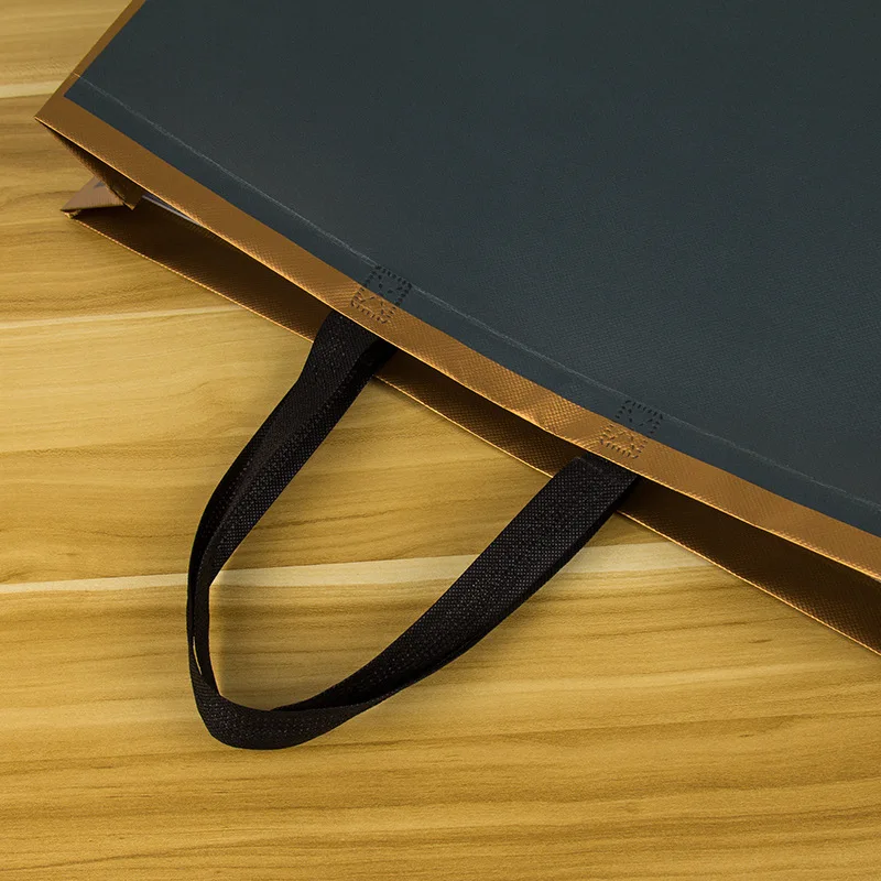 

2021 Newest Eco Shopping Bag Foldable Reusable Tote Folding Pouch Travel Non-woven Bathroom Storage Bag