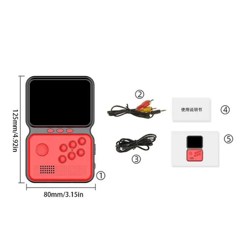 M3 Портативный 3 дюймов мини чехол для телефона в виде ретро-игровой консоли