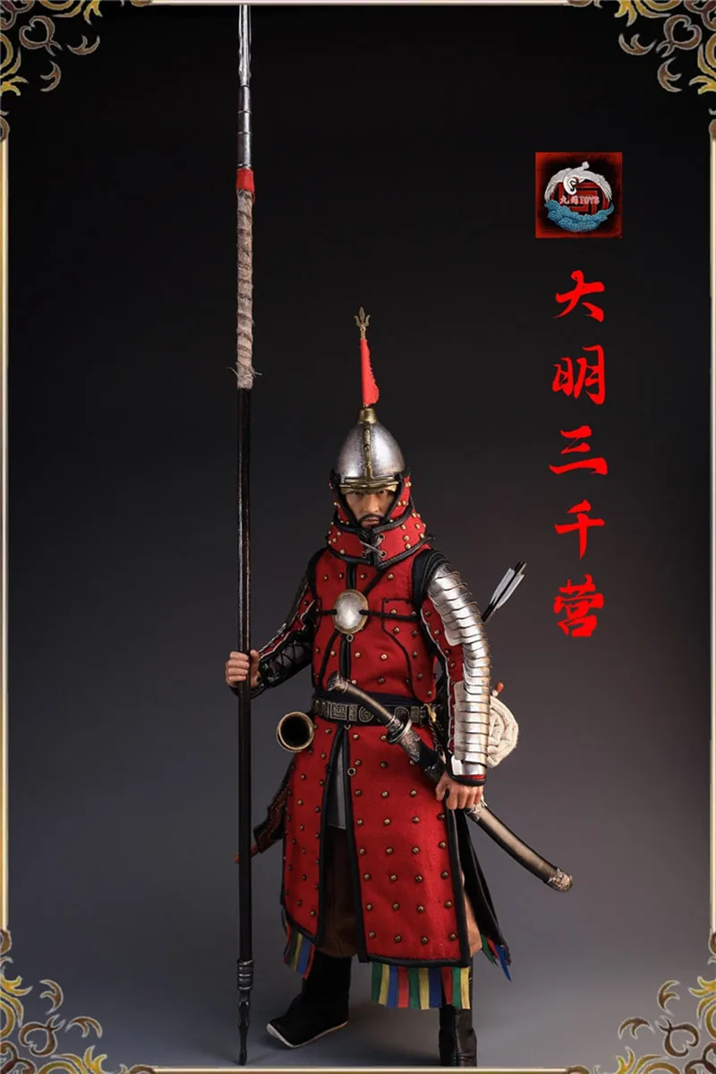 

1/6 династия Мин, полевые войска, кавалерия, батальон, фигурка модели, 12-дюймовая мужская кукла, полный набор игрушек в наличии