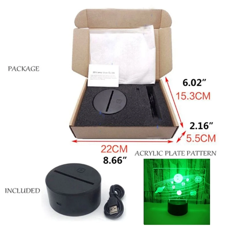 Креативная светодиодная неоновая сенсорная носветильник ПА с солнечной