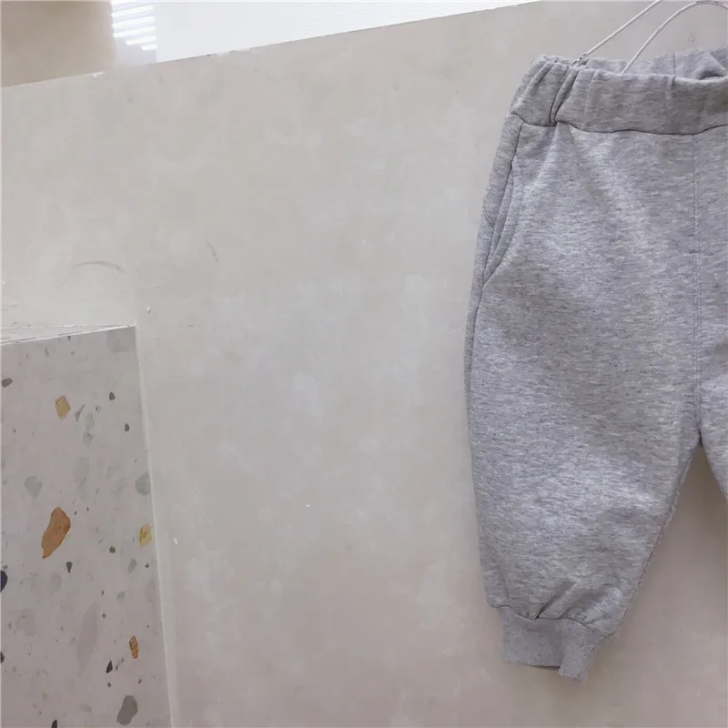 

2021 Spring New Boys Clothes Korean Casual Solid Loose Sport Pants
