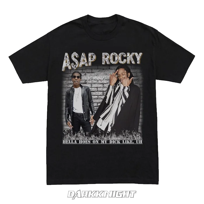 Asap Rocky Harajuku футболка для мужчин 2021 летняя одежда в стиле хип хоп футболки уличном