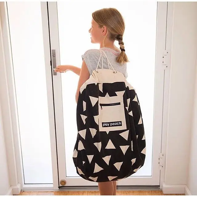 

Portable Kids Toy Storage Bag Play Mat Toys Travel Round Picnic Mat Organizer Practical Storage Mat for Children Toddler Infant