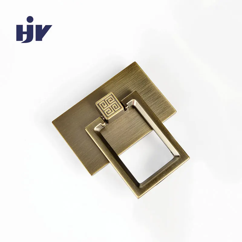 Античная бронзовая китайская Ручка для шкафа винтажные ручки ящиков дверные