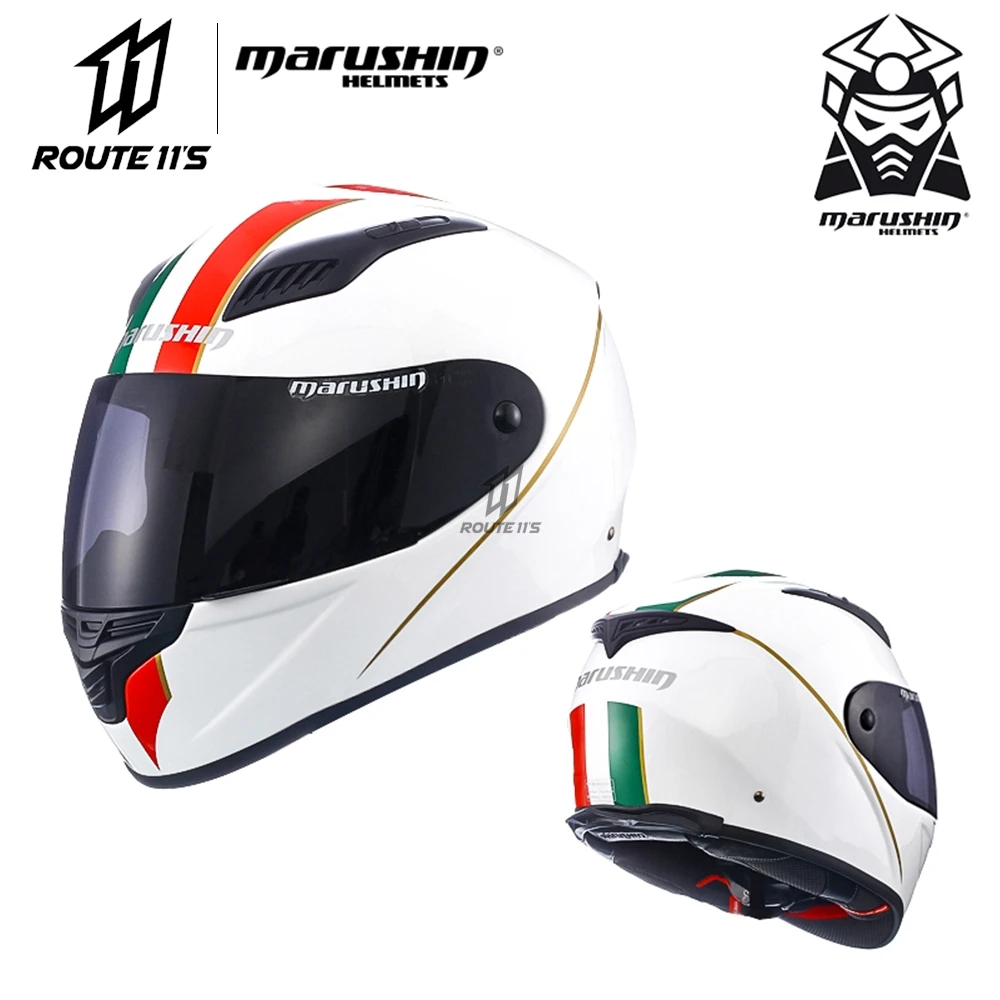 

Marushin Новая мотоциклетная обувь шлем унисекс уличного автомобиля Стекло армированный стекловолокном Пластик полноценный шлем Four Seasons Анти-...