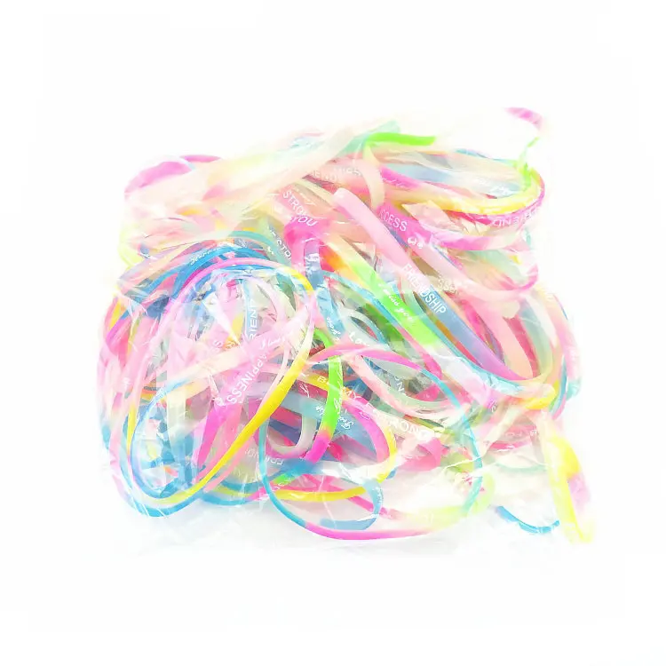 Светящийся Силиконовый браслет с надписью на английском 10 креативных