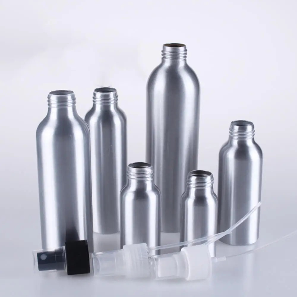 

1Pc 30/50/100ml Aluminum Bottle Spray Bottle Fine Mist Aluminum Refill Bottle Mouse Spray Bottles Cosmetic Refillable Bottles