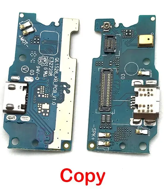 Copy No IC Протестированный для Asus Zenfone 4 Max ZC520KL Micro Dock разъем usb зарядный порт гибкий кабель плата с Вибрационный микрофон - Цвет: Copy No IC