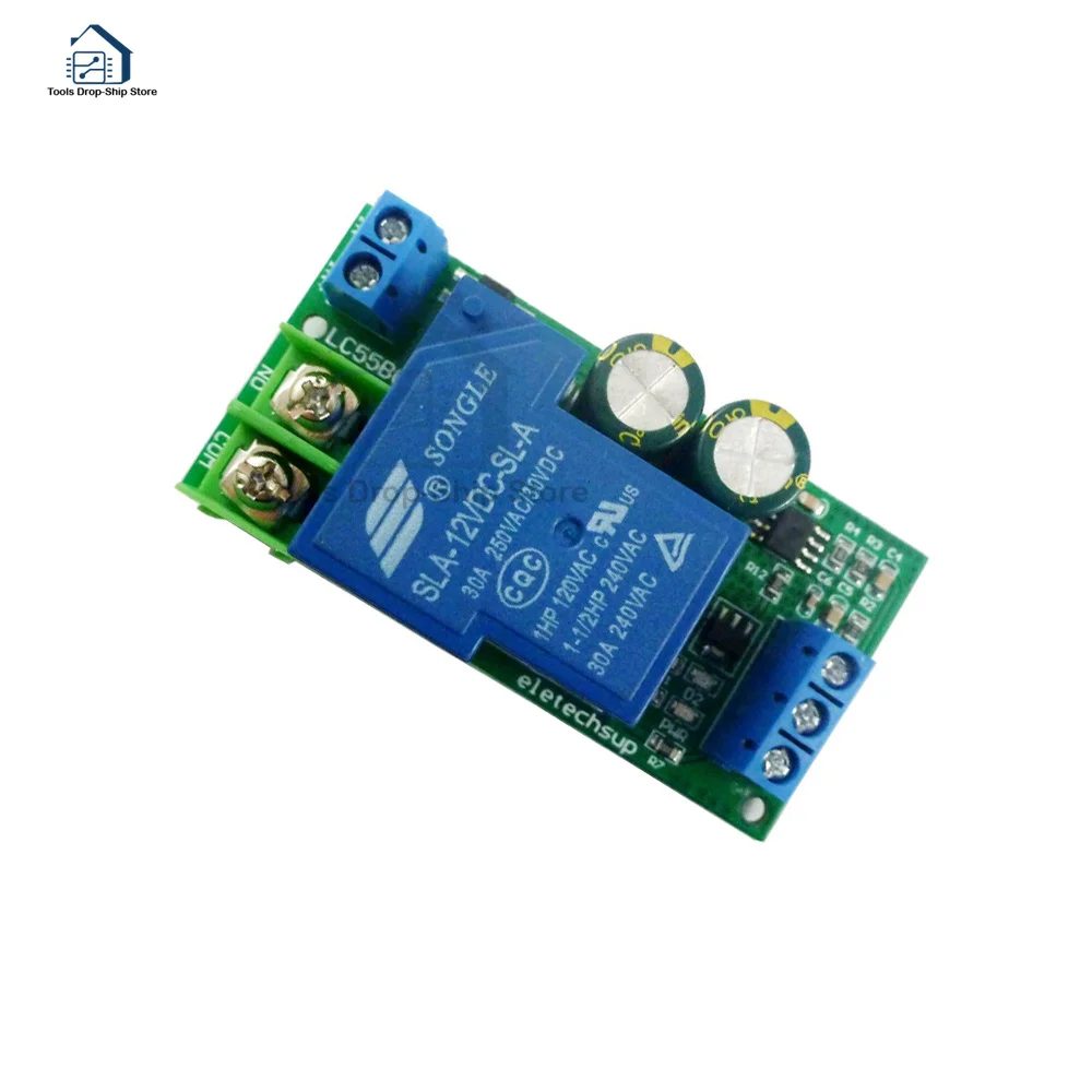30A High Power 12V Water Level Automatic Controller Liquid Sensor Switch Solenoid valve Motor Pump automatic control Relay Board |