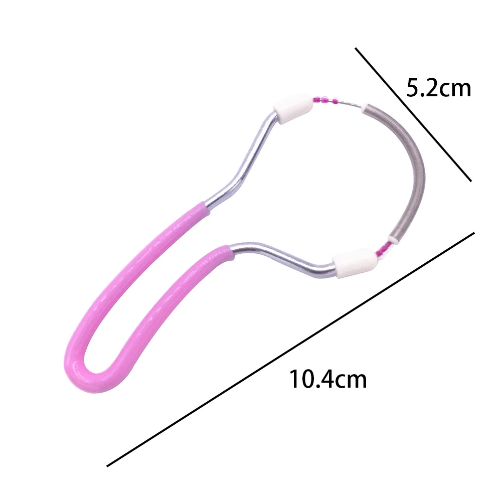 

Women Spring Threading Reusable Elastic Practical Effective Tool Stick Easy Use Lip Stainless Steel Epilator Facial Hair Remover