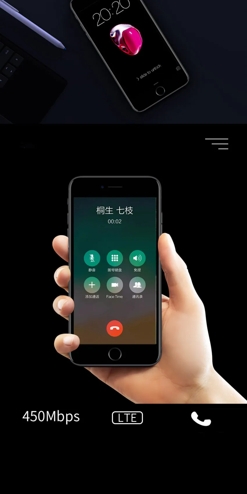 

Original Apple iPhone 7 (Used) 99% New Unlocked 4.7 inch Touch ID NFC ROM 32GB/128GB/256GB Unlocked Mobile phone