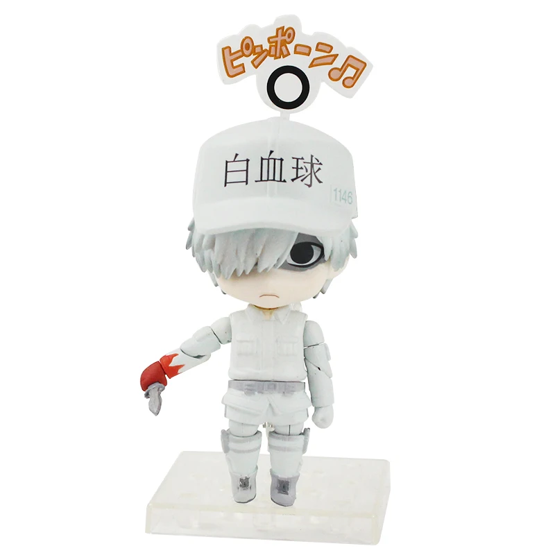 No Box Nendoroid 979 ячеек на работе фигурка игрушка лейкоцит нейтрофил белая кровяная клетка аниме модель куклы - Цвет: No Box