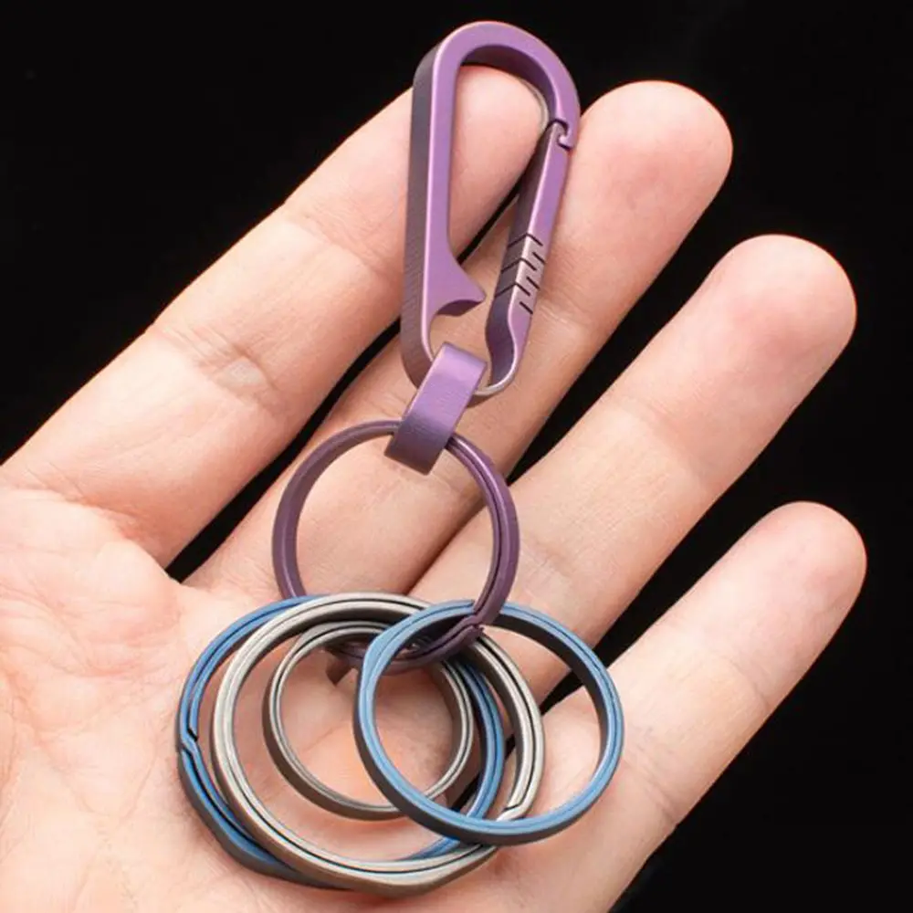 1 шт. круглый брелок из титанового сплава карманные инструменты высокое качество