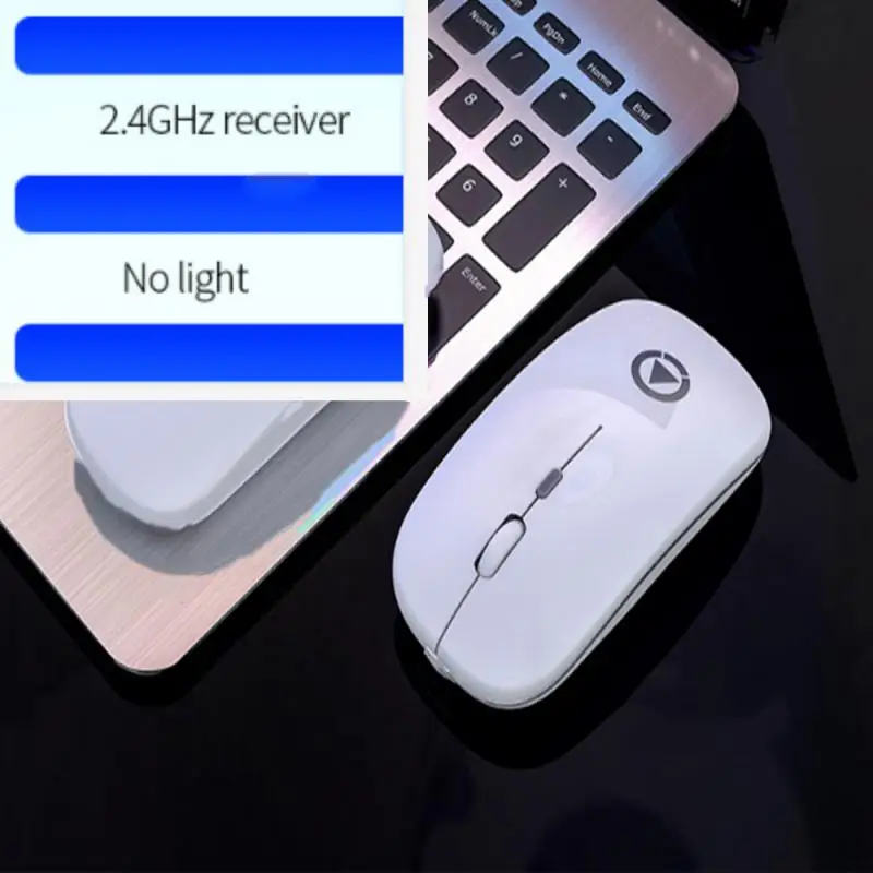 

A2 2.4GHz Wireless Optical Mouse 25mm Ultra-thin Body Silent Design For PC Portable Computer Home Office With USB Receiver