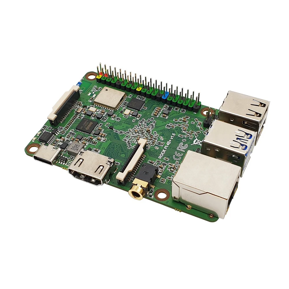 Одноплатный компьютер ROCK PI 4 Plus Model B Rockchip RK3399 SBC/одноплатный (обновленная версия Rock