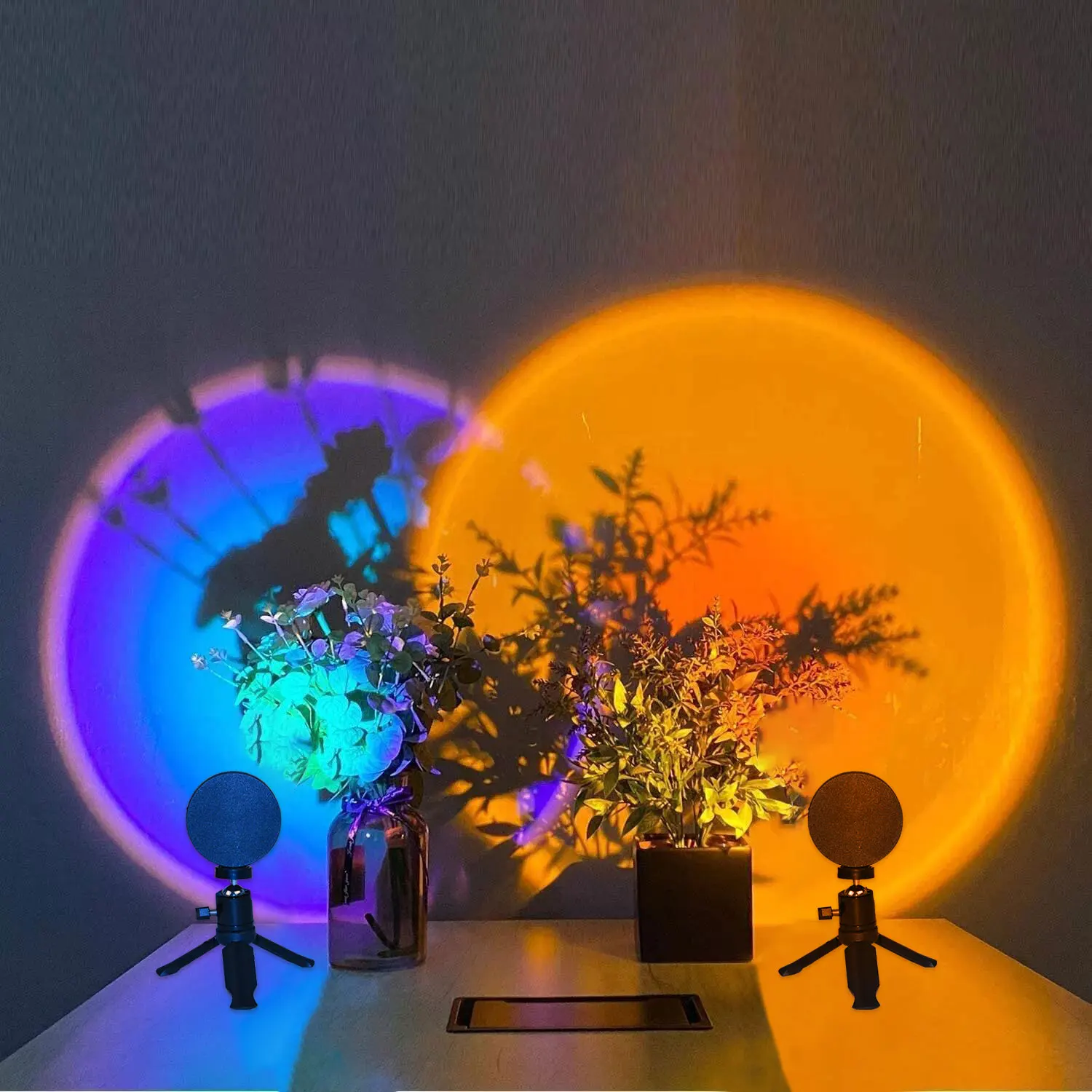 

Night Light Sunset Lamp USB Rainbow Led Lamps Home Bedroom Background Wall Decoration Lighting