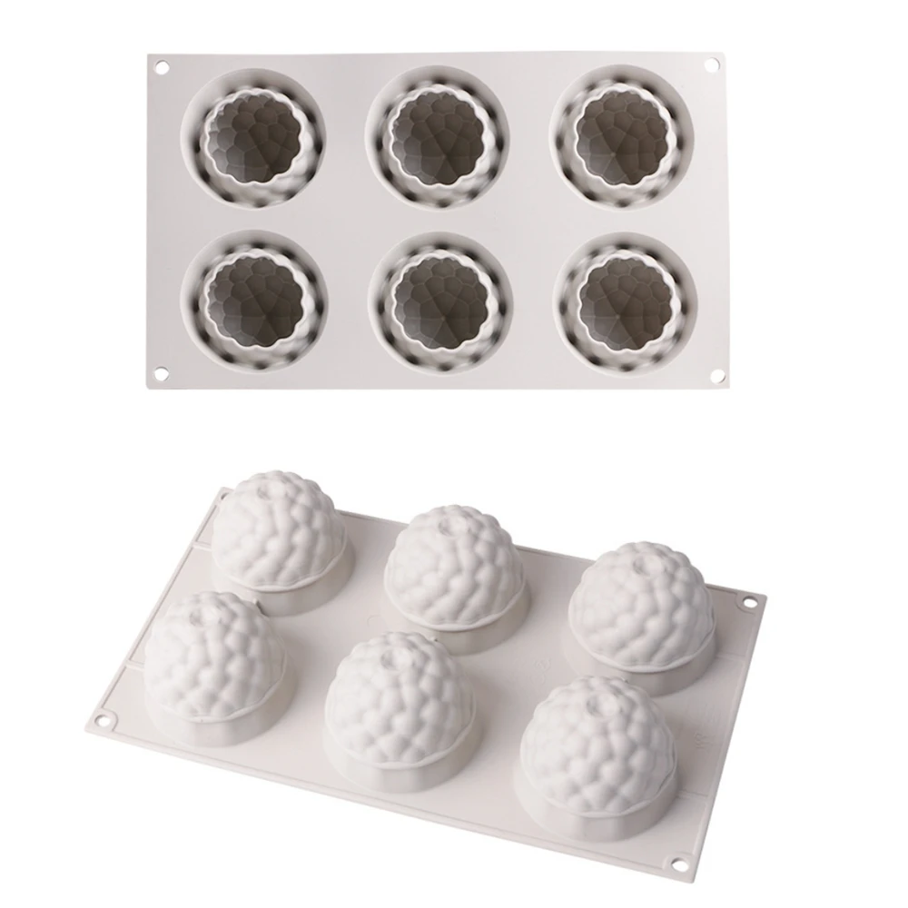 4/6 Cavity Cactus Silicone Mousse Cake Mould Bayberry Fruit Dessert Mold Decorating Tools | Дом и сад
