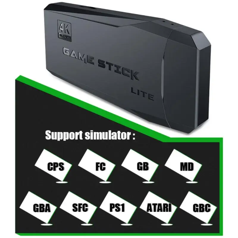 Игровая консоль Data Frog Y3 Lite в стиле ретро 4K 2 4 ГГц беспроводной контроллер для PS1/CPS/FC/MAME/SFC 10000