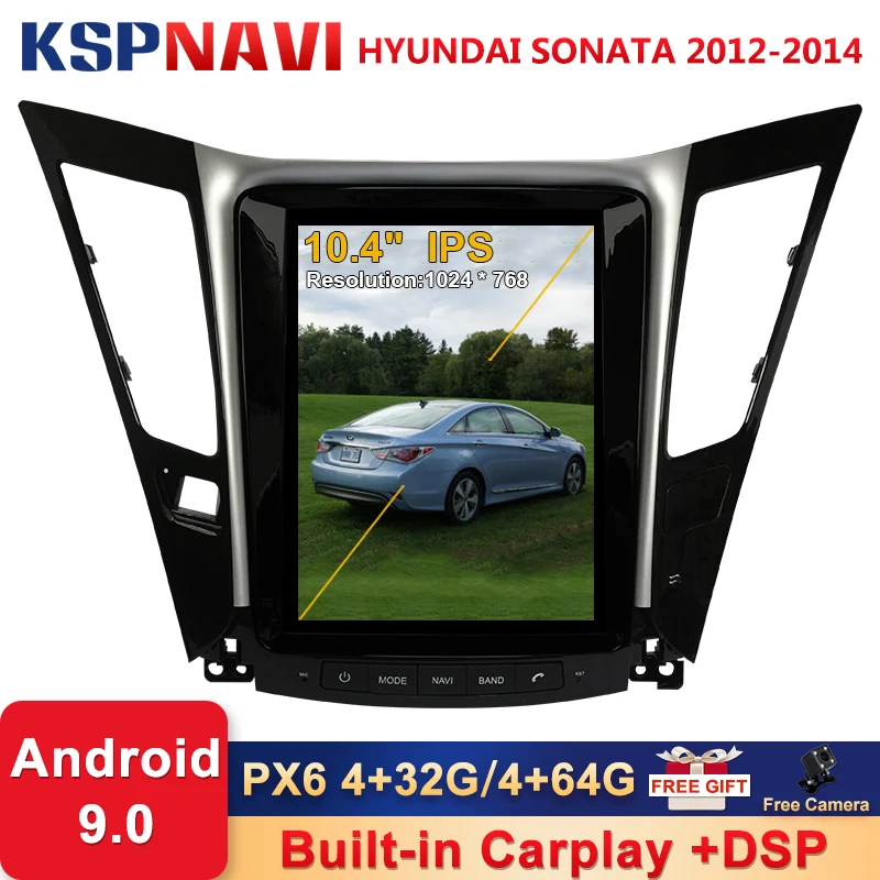 

Автомобильный мультимедийный плеер в стиле Tesla, вертикальный экран, Android 9,0, для Hyundai Sonata 2012, 2013, 2014, GPS-навигатор, радио, стерео, головное устрой...